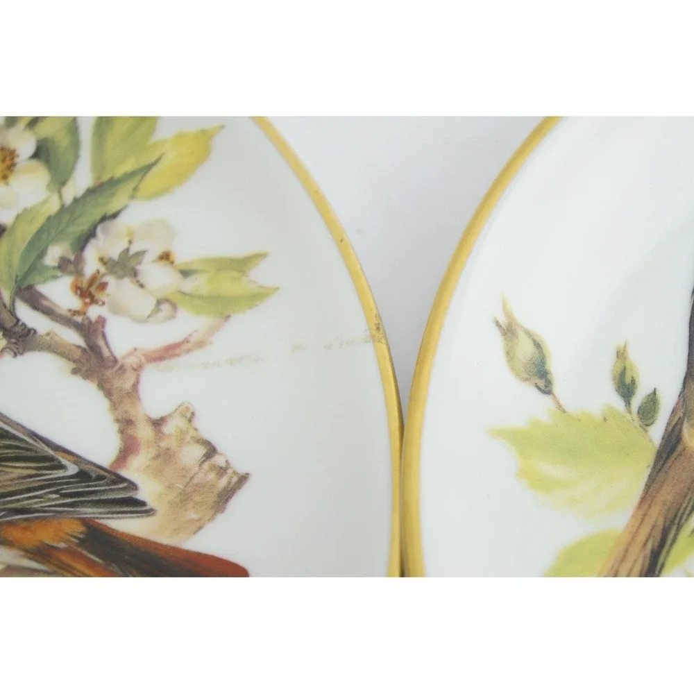 Alt Tirschenreuth WWF Bird Collector Plates 1986 Ursula Band Set of 3 Good